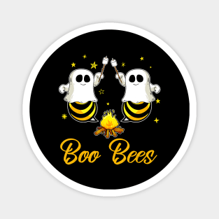 Funny Boo Bees Camping Campfire Halloween Costume Magnet